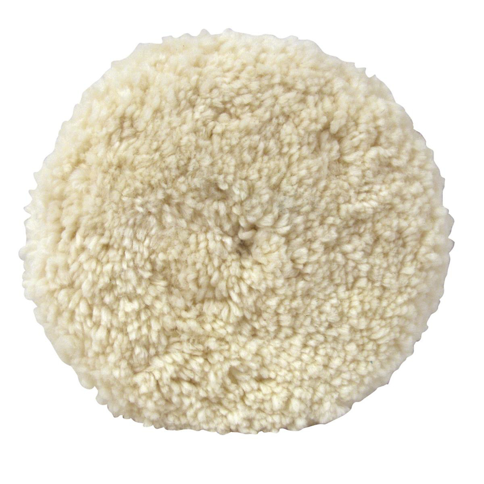 3M Superbuff Pad — 9in., Double-Sided, White Wool, 2000 RPM, Model# MMM5703